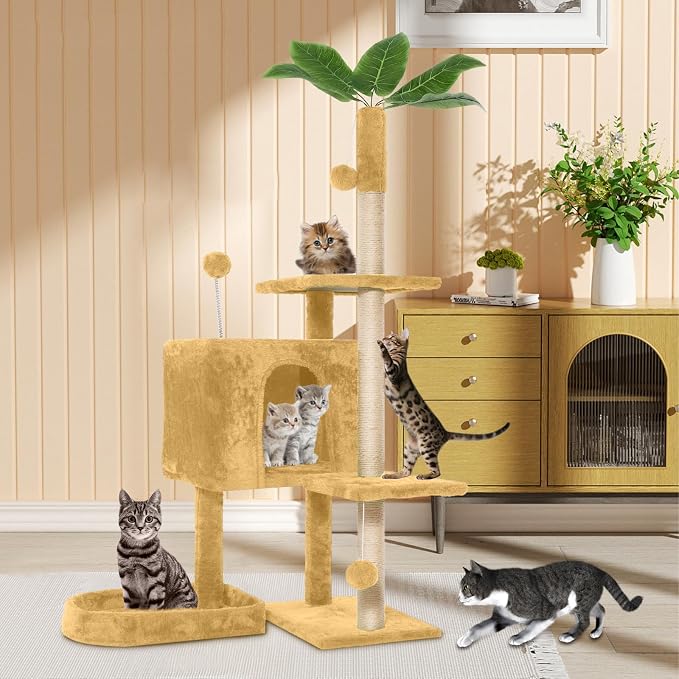 52in Multi-Level Cat Tower by TSCOMON