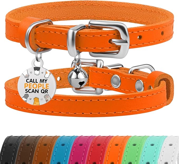 BRONZEDOG Leather Cat Collar by BRONZEDOG