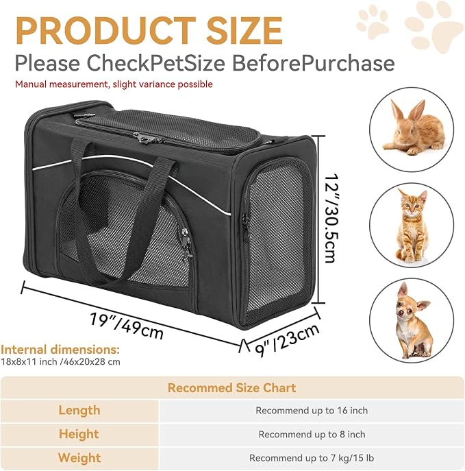 ‌Petsfit Airline Approved Pet Carrier - Image 2