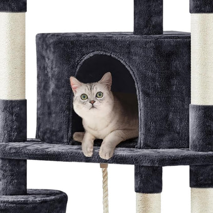 Yaheetech 79 in Cat Tree Tower, Comfy Basket, Sisal Scratching Posts - Image 6