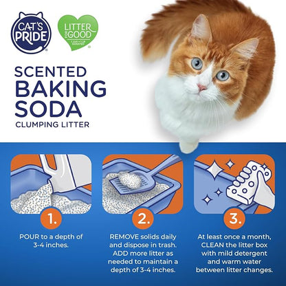 Cat's Pride Lightweight Clumping Litter: Baking Soda - Image 5