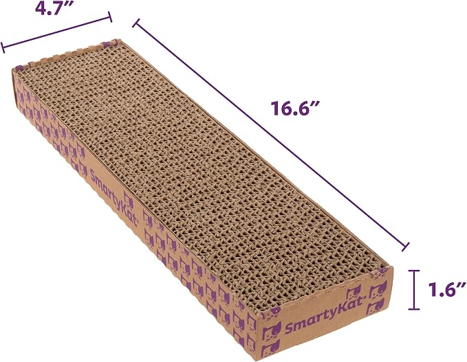 SmartyKat Super Scratcher Corrugated Cat Scratcher and Scratch Pad - Image 3