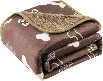 Waterproof Dog Blankets Pet Blanket 60"x80", Soft Fluffy Sofa Car Bed Protector by CAPTSNOOZE