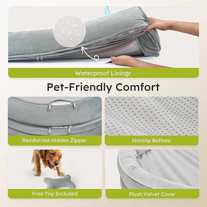 XL Orthopedic Dog Bed, Extra Large Dog Bed, Dog Sofa - Image 6