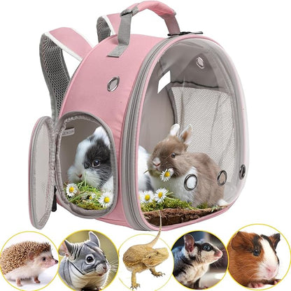 Hamster Backpack Carrier, Bearded Dragon Carrier Backpack by WEVONIGU