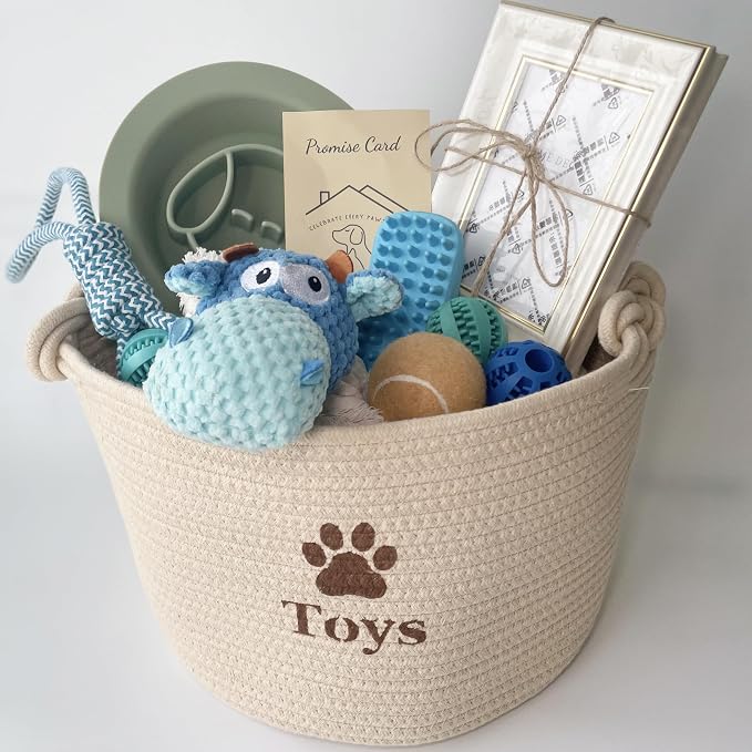 Dog Welcome Gift Box – New Puppy Starter Kit by Nopikku