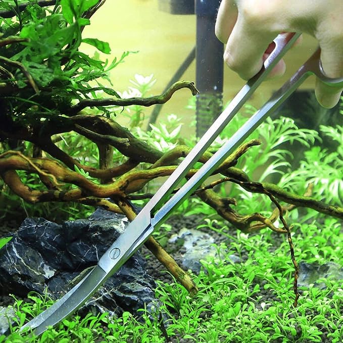 3 in 1 Aquarium Aquascape Tools Kit Long Stainless Steel Aquarium Tank Aquatic - Image 6