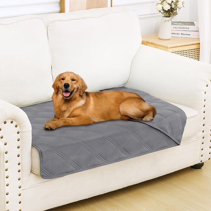 Smiry Waterproof Dog Bed Cover Blanket 30x53, Soft Reversible Pet Blanket by Smiry