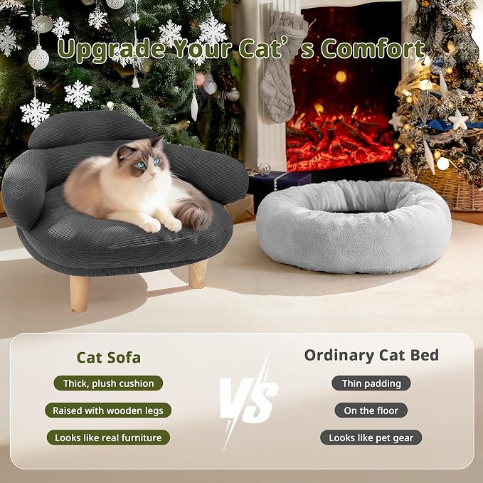 Cat Sofa Furniture-Style Pet Bed - Image 5