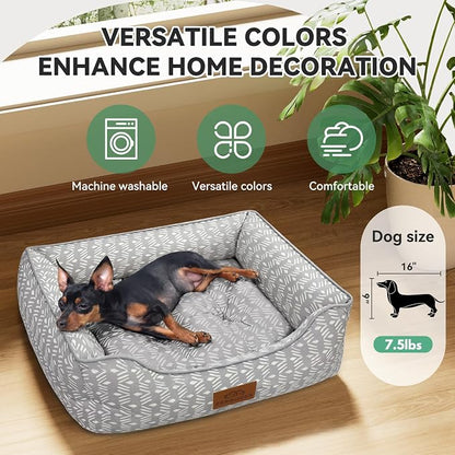 Rectangle Cat Dog Bed for Large Medium Small Pets Indoor Outdoor Machine - Image 4