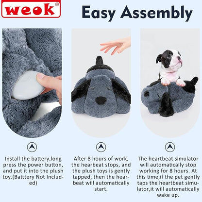 Heartbeat Dog Toy for Puppy- Heartbeat Helps for Dog Anxiety Relief and Calming - Image 8