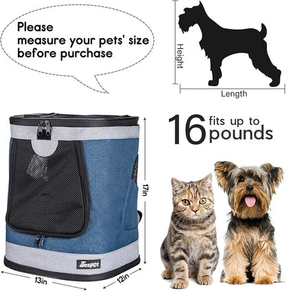 JESPET & GOOPAWS Pet Backpack Carrier - Image 3