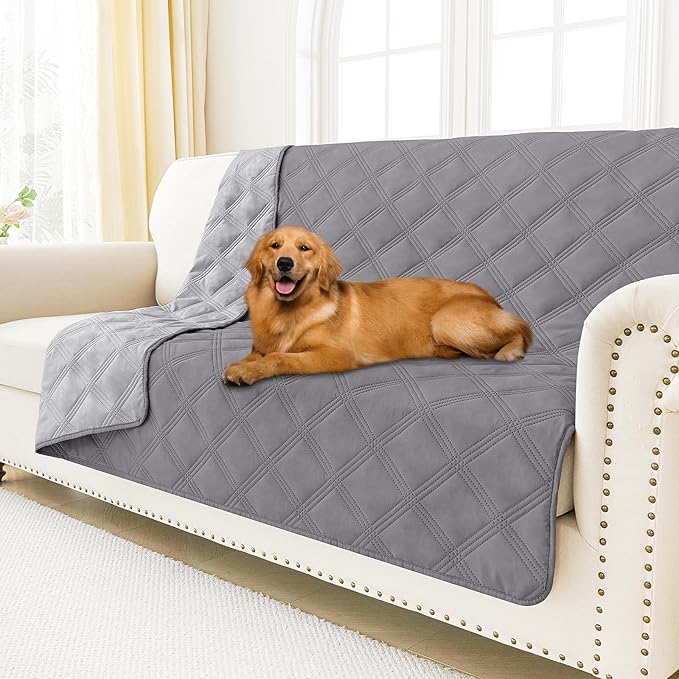 Smiry Waterproof Dog Bed Cover Blanket 52x82, Soft Reversible Pet Blanket by Smiry