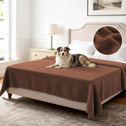 H.VERSAILTEX Non Slip Pet Couch Cover Chenille Dog Bed Protector Thick Soft by HVERSAILTEX