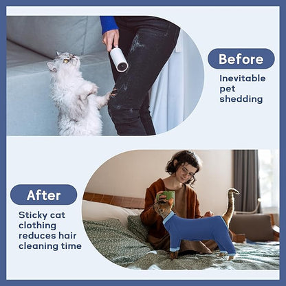 PUMYPOREITY Cat Hair Sticky Sweater, Recovery Suit - Image 3