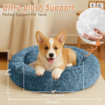 JOLLYVOGUE Calming Dog Bed for Small Dogs - Image 5
