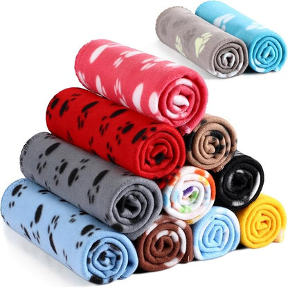 Tegeme 12 Pieces Fleece Blankets by Tegeme