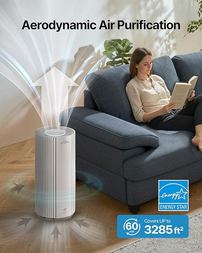 COWAY Air Purifier for Large Room Whole Home Up to 3, 285 ft², HEPA Filter for - Image 3