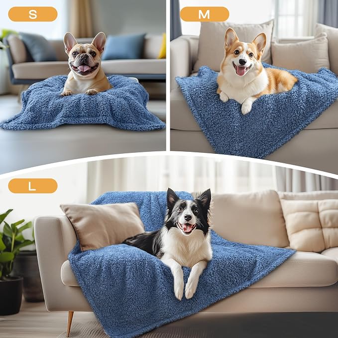 Luciphia 1 Pack 3 Calming Dog Blanket Fluffy Premium Fleece Pet Blankets Soft - Image 3