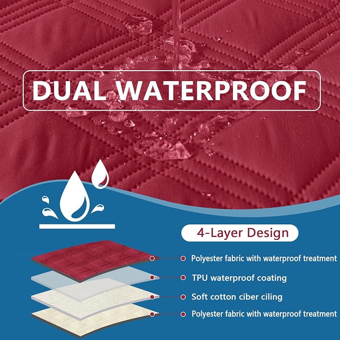 hyha Waterproof Dog Blanket, Reversible Pet Bed Blanket, Soft Sofa Couch Cover - Image 3