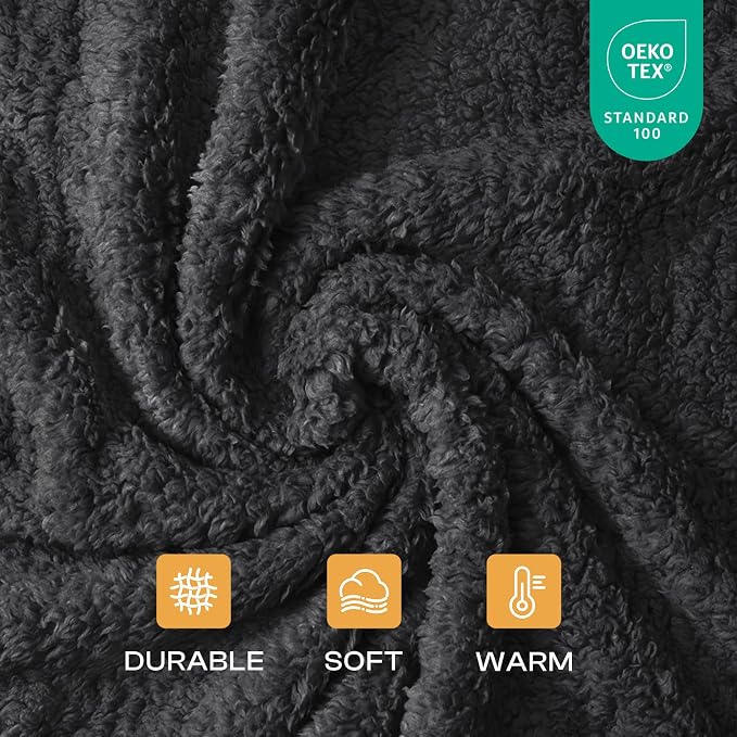 1 Pack 3 Calming Blankets Fluffy Premium Fleece Pet Blanket Soft Sherpa Throw - Image 2