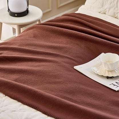 Fleece Throw Blankets Bulk Fleece Blankets Solid Wholesale Lightweight Warm Soft - Image 3