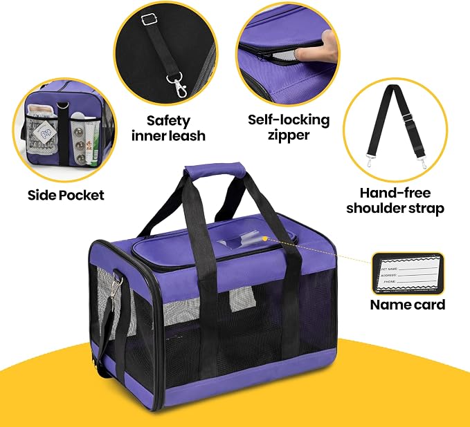 Dog Carrier Soft Sided, Large Cat Carrier - Image 5