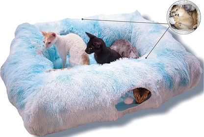 XxingSheep 4 Cave Shuttled XL Cat Tunnel Bed by XxingSheep