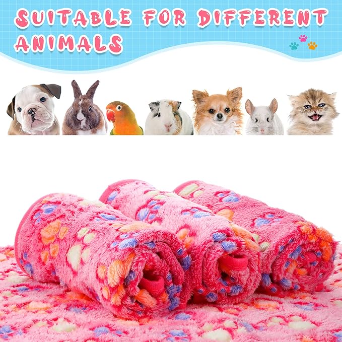 Tatuo 4 Pcs Dog Blanket for Pet Cat Blankets Indoor Puppy Teething Stuff Toys - Image 2