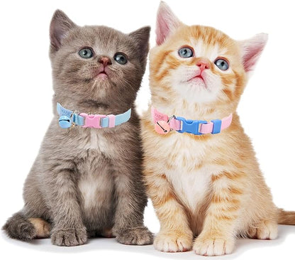 Elastic Cat Collar 2 Pack of Safety Quick Release Cat Collars - Image 4