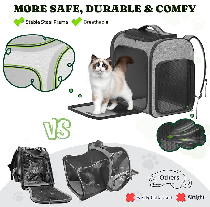 Pawtners Dog Backpack Carrier Large Pet Carrier Backpack - Image 5