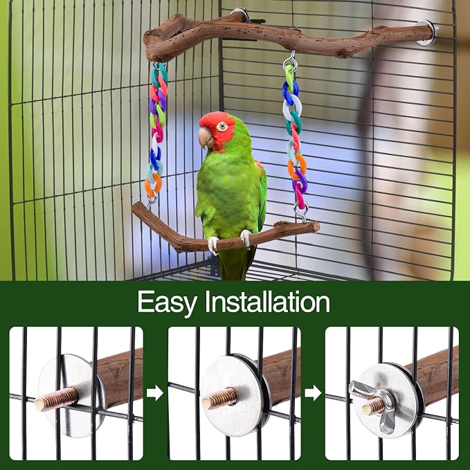 Bird Swing Toys, Standing Bird Perch - Image 7