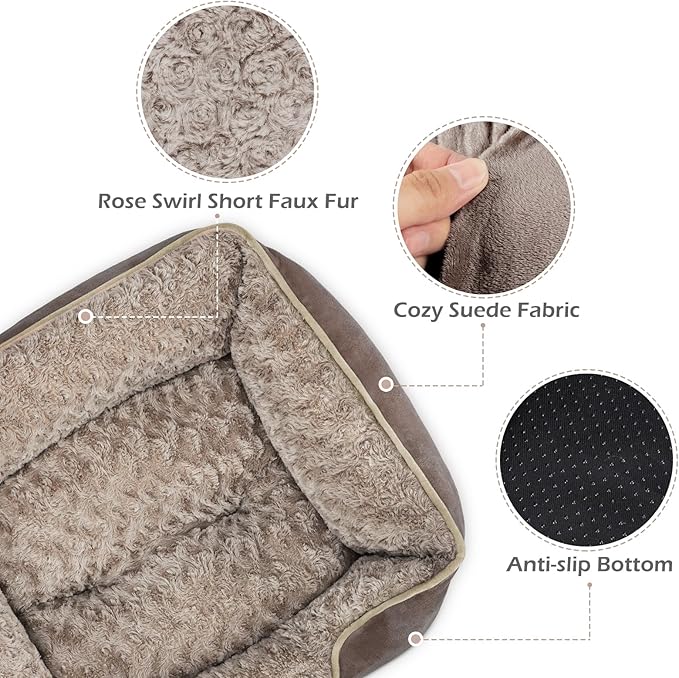 INVENHO XX-Large Dog Bed Rectangle Washable Orthopedic Soft Calming Sleeping - Image 4