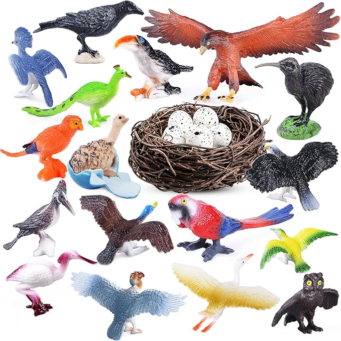 SIENON 23Pcs Birds Toys Playset by BuyNow