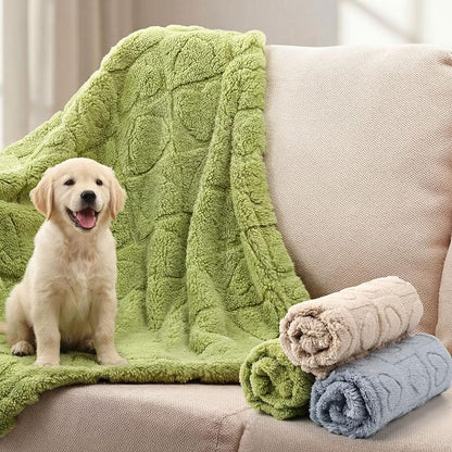 Tegeme 3 Pcs Small Dog Blanket 280 GSM Washable Pet Bed Cover Soft Fluffy Puppy - Image 2