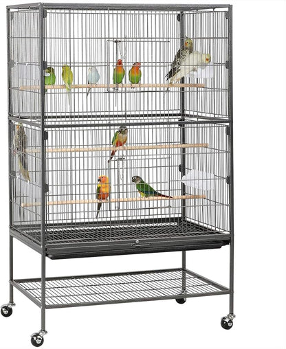 Yaheetech 52-inch Wrought Steel Standing Large Flight King Bird Cage by Yaheetech