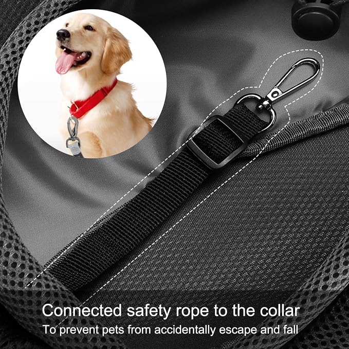 FDJASGY Pet Sling Carrier for Small Dogs Cats, Breathable Mesh Travelling Hand - Image 2