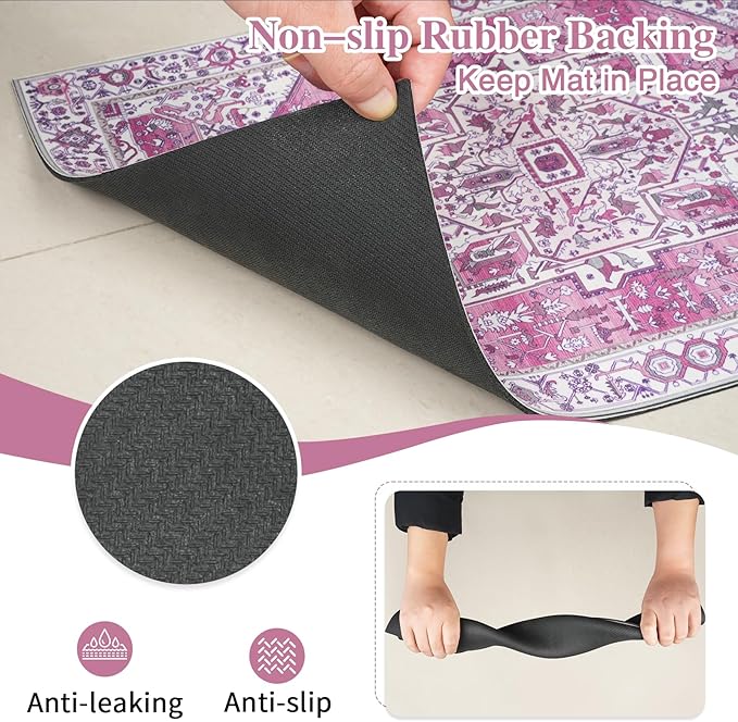 famibay Dog Food Mat, Absorbent Cat Dog Mats - Image 7
