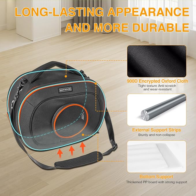 Airline Approved Cat Carrier 17" x 12.5" x 9", Fully Removable - Image 7