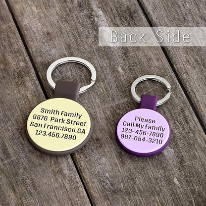 Silent Silicone Dog Tags, Custom Engraved Pet ID Tags - Image 8
