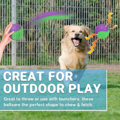 3.5in Squeaky Dog Balls Toys for Training, Dog Toys to Keep Them Busy, High - Image 4