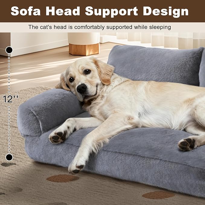 Cat Beds for Indoor Cats, Cat Couch Bed, Cute Cats Sofas for Medium Pets - Image 6