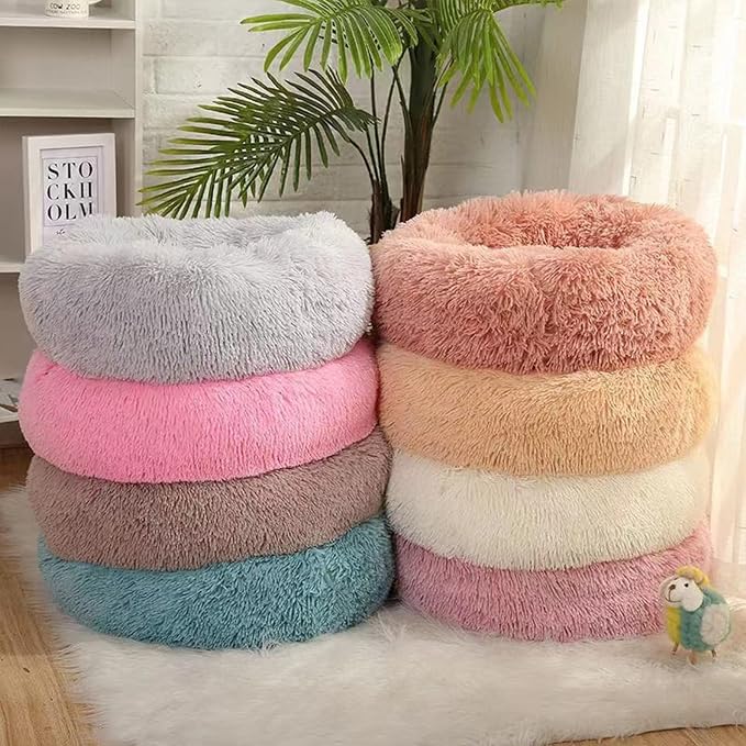 Nisrada Dog Bed for Small Medium Large Dogs, 24 inch Calming Dogs Bed, - Image 7