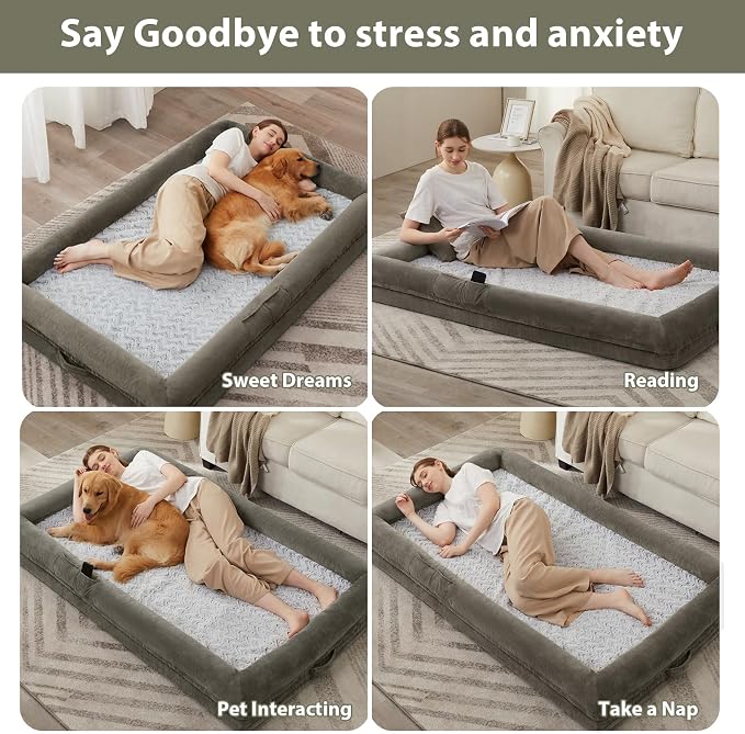 WNPETHOME Human Dog Bed for Adult, Washable Dog Couch - Image 5