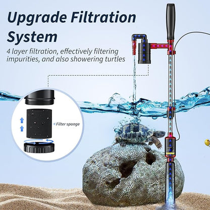 Fish Tank Cleaner, Aquarium Gravel Cleaner, 530GPH/32W Electric Fish Tank - Image 3