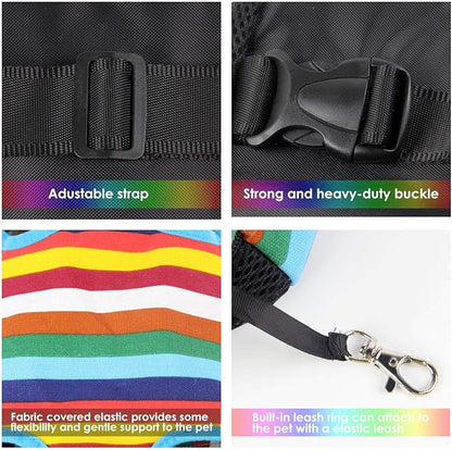 Dog Carrier Legs Out Front Pet Carrier Backpack Adjustable Puppy Cat Small Bag - Image 4