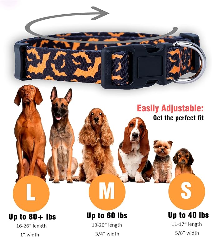 Native Pup Halloween Dog Collar- Spooky Fall Themed Horror Costume Collars- - Image 3
