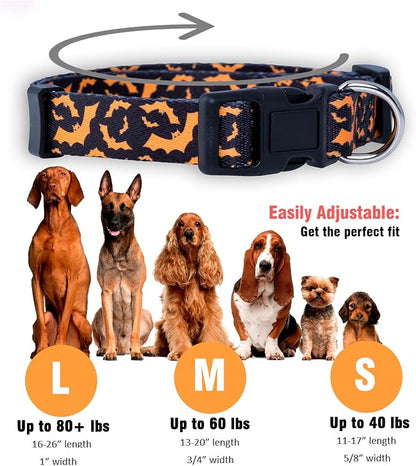Native Pup Halloween Dog Collar- Spooky Fall Themed Horror Costume Collars- - Image 3