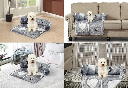 Brilliant Sunshine Quilted Calming Dog Bed Mat, Removable Washable Cover - Image 7