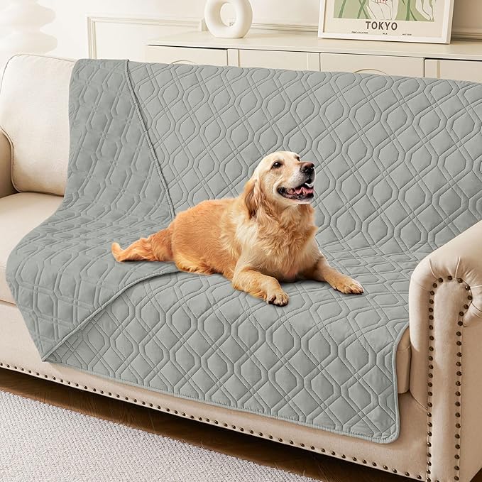 hyha Waterproof Dog Bed Blanket, Soft Pet Blankets, Waterproof Couch Cover by hyha